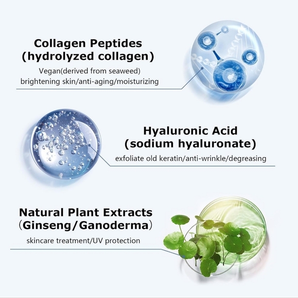 5pk Easywell Freeze-Dried Sheet Masks, Collagen Essence for Skincare & Beauty - Picture 3 of 9